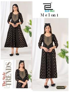 Blue hills meloni anarkali gown wholesale kurtis